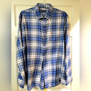 IZOD Long Sleeve Flannel Plaid Sheet